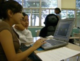 On the computer